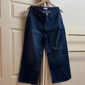 LOFT Dark Blue Flare Jeans